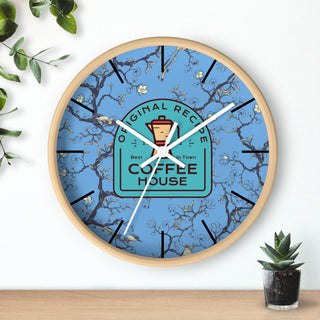 Coffee House Wall Clock - Original Recipe Design for Coffee Lovers