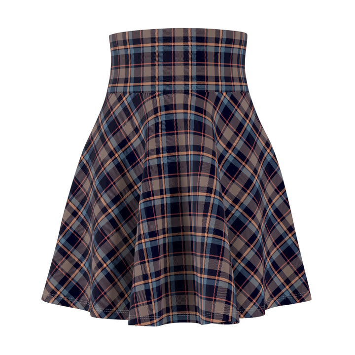 Bohemian Plaid Women's Skater Skirt - Rizzlly