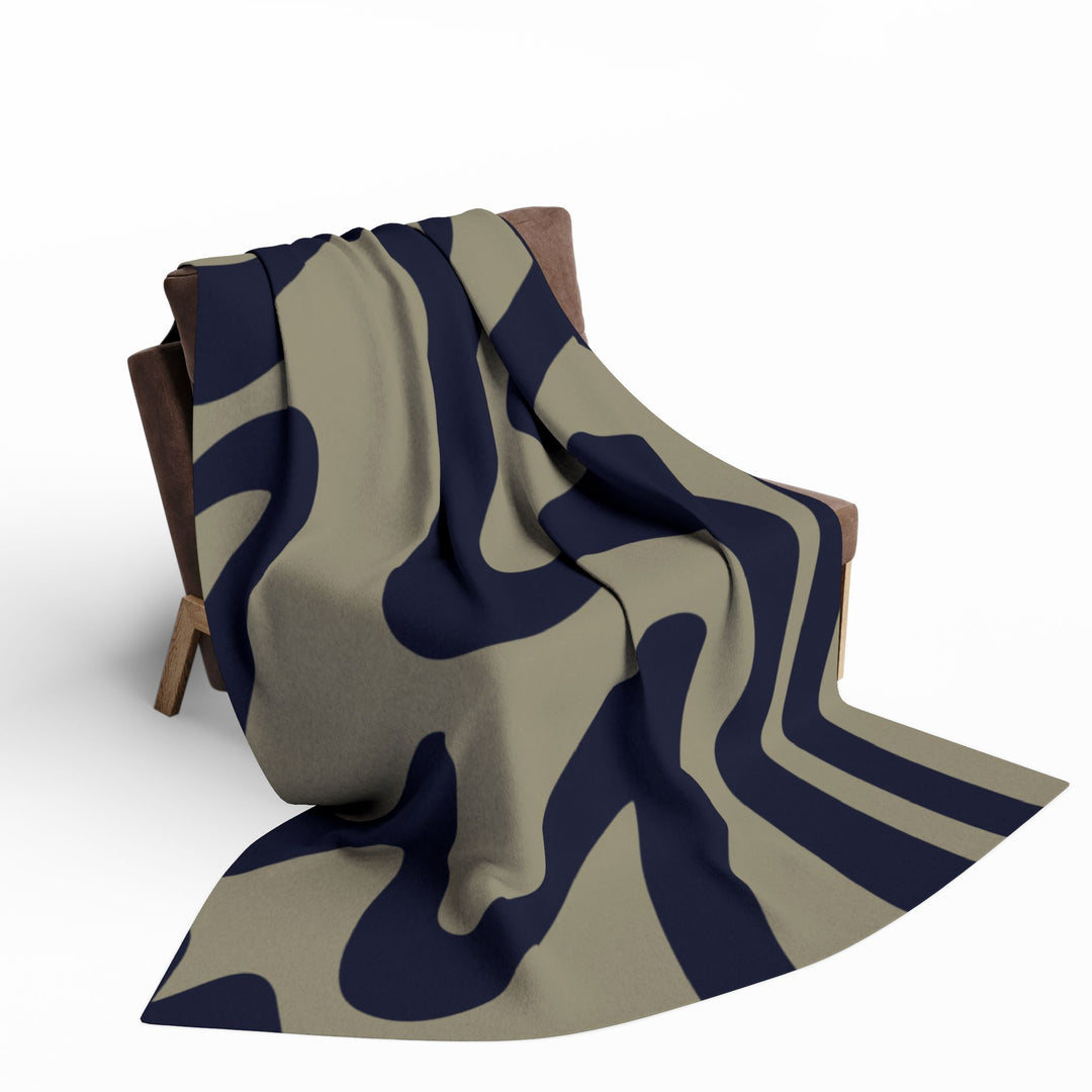 Abstract Wave Arctic Fleece Blanket