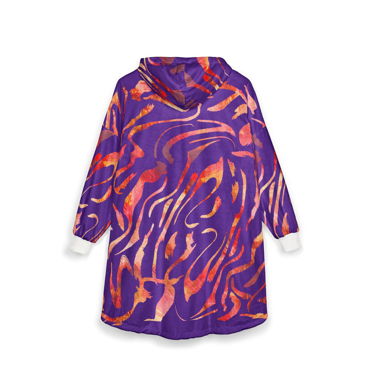 Vibrant Savannah Hooded Blanket