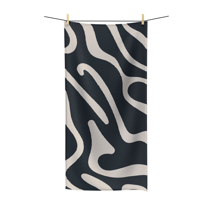 Abstract Polycotton Towel