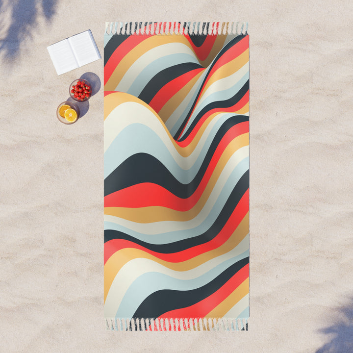 Boho Curve Beach Towel