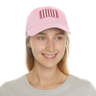 Patriotic Dad Hat with Leather Patch – Perfect for Celebrations and Everyday Style