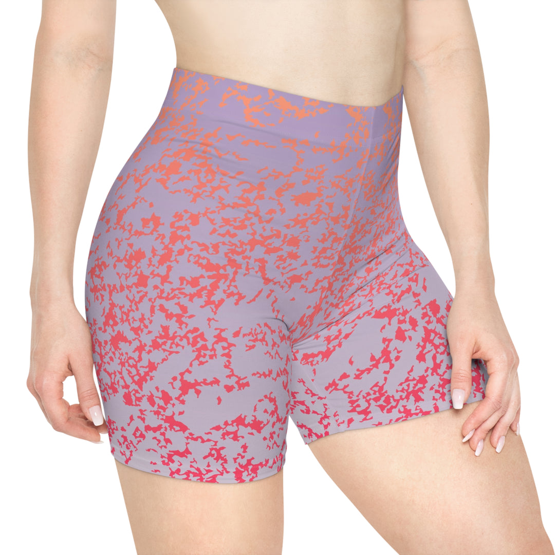 Pink Flamingo Biker Shorts