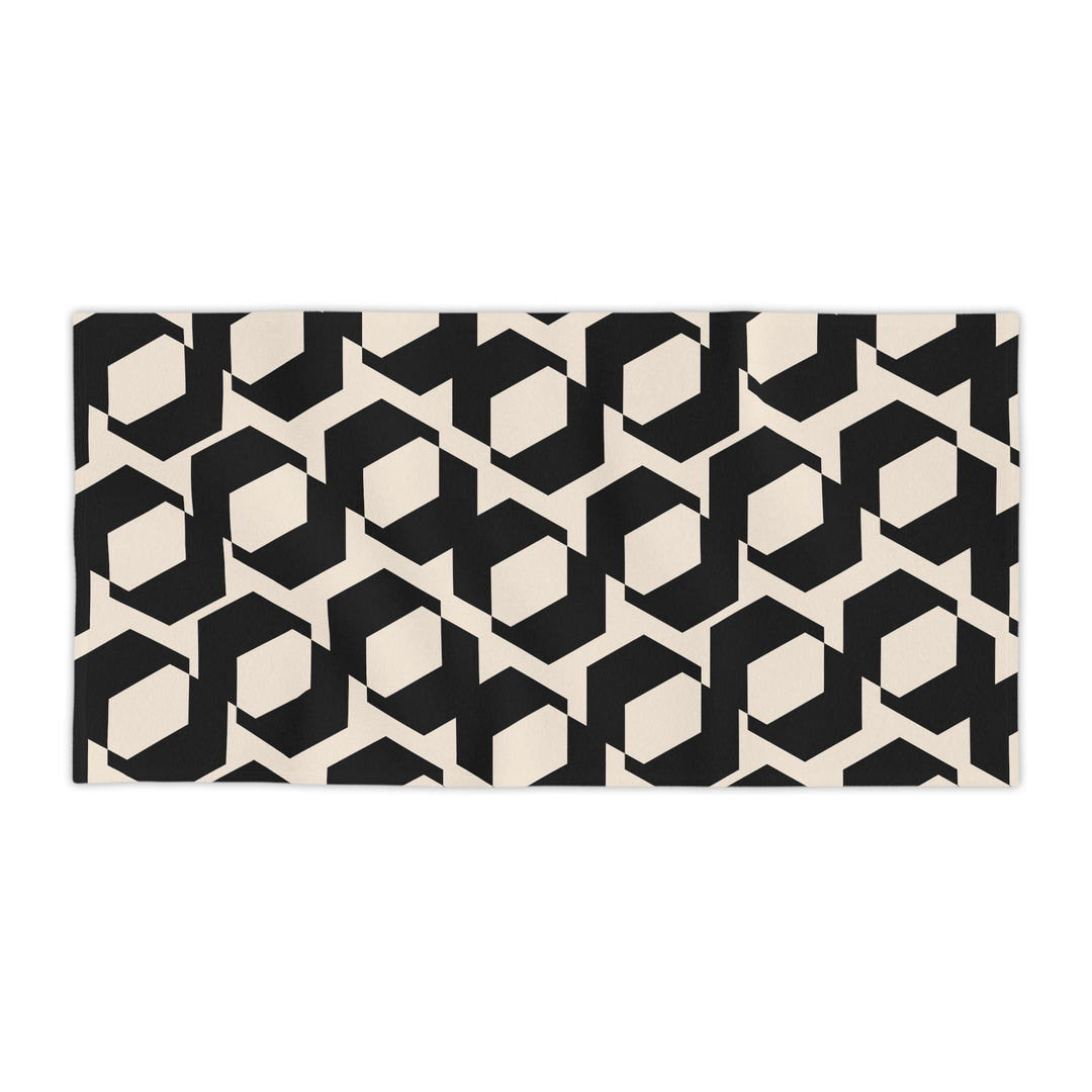 Stylish Geometric Beach Towel