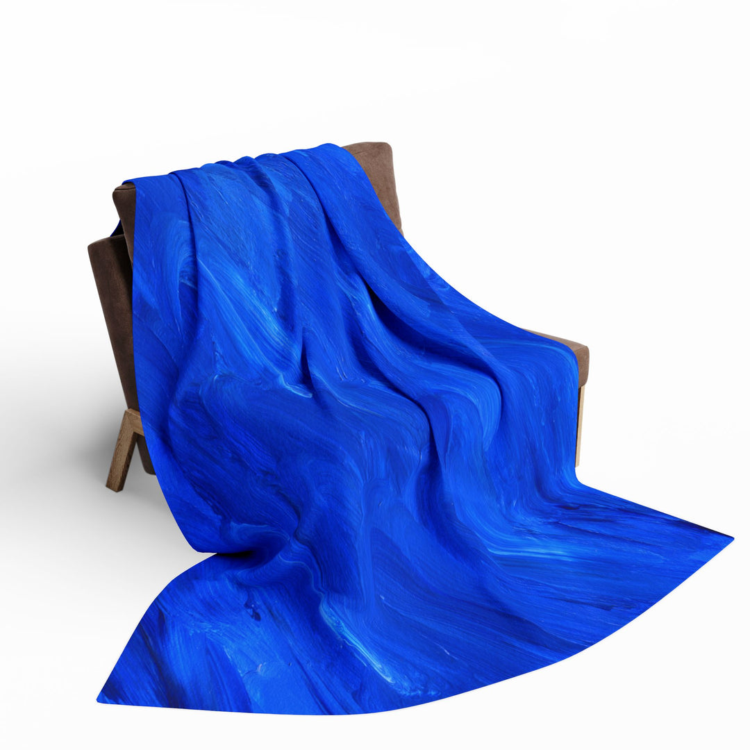 Cozy Blue Arctic Fleece Blanket