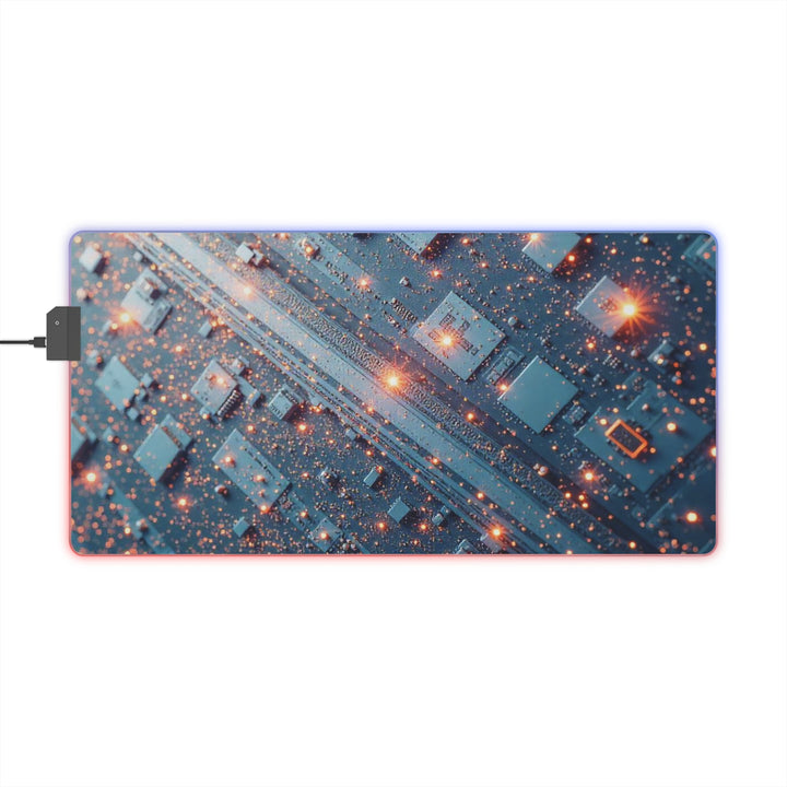 Illuminated LED Gaming Mouse Pad - RGB Glow for PC Gamers