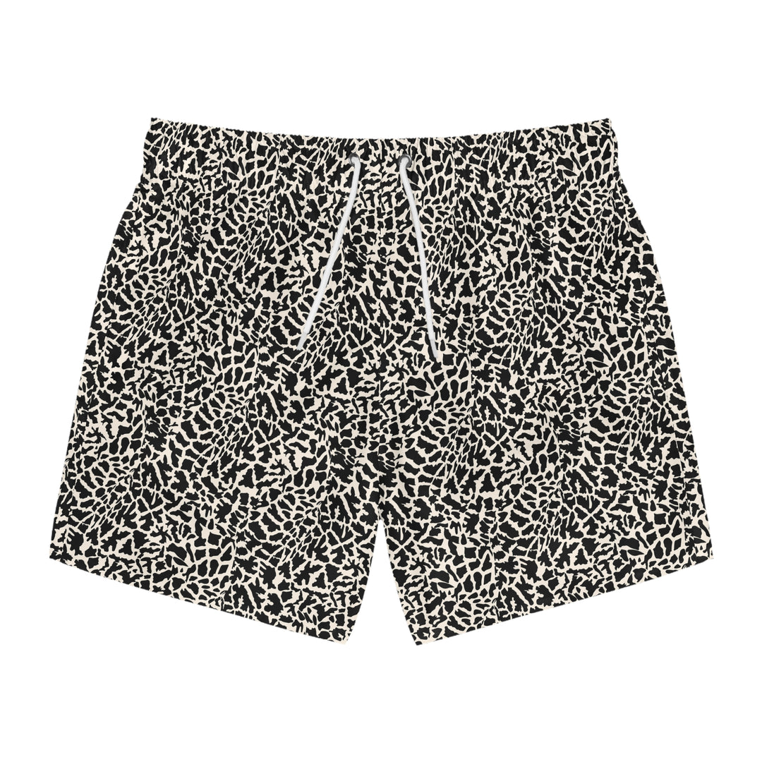 Black & Cream  Swim Trunks - Rizzlly