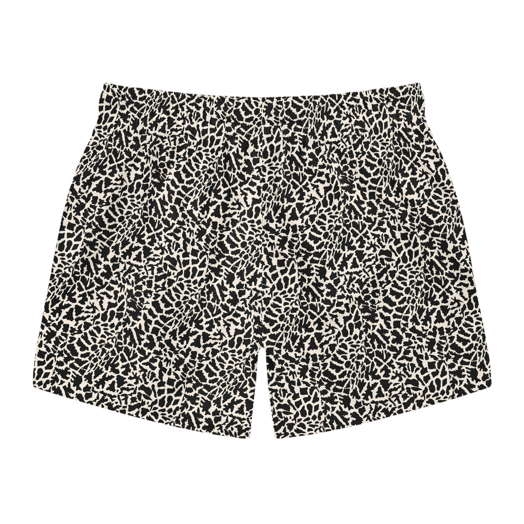 Black & Cream  Swim Trunks - Rizzlly