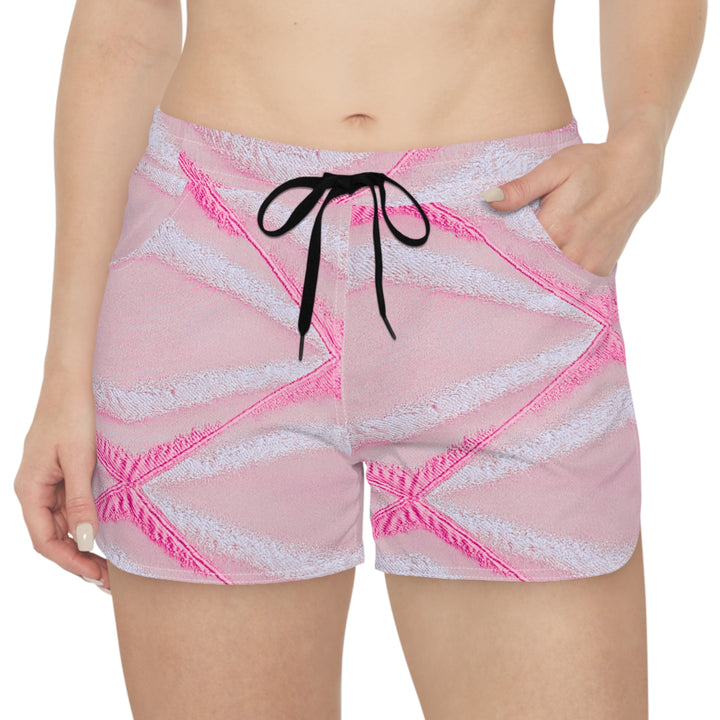 Vibrant Pink Casual Shorts