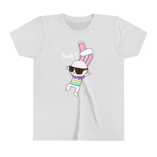 Cool Bunny Youth Tee - Fun Short Sleeve Shirt for Kids - Perfect for Birthdays and Celebrations!