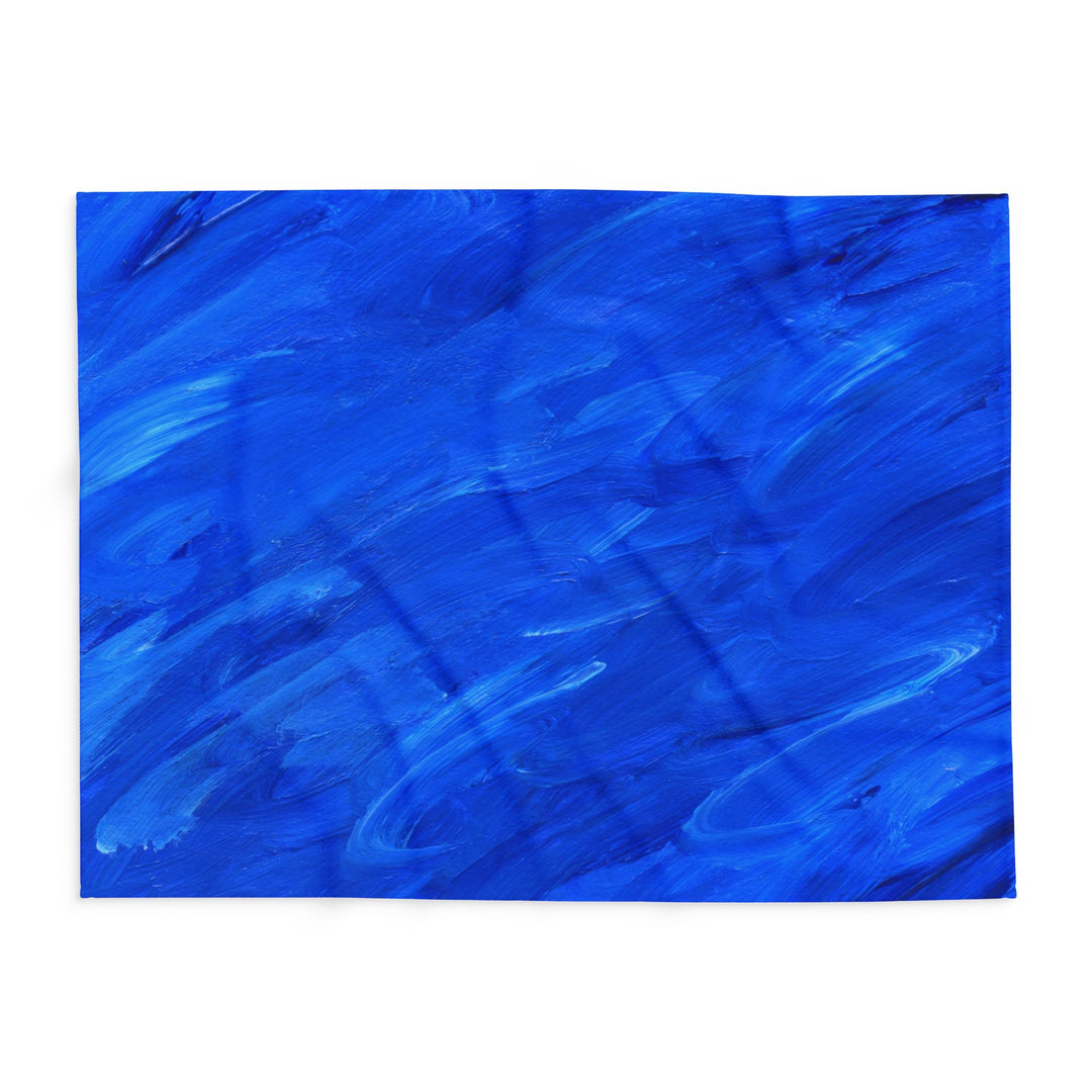 Cozy Blue Arctic Fleece Blanket