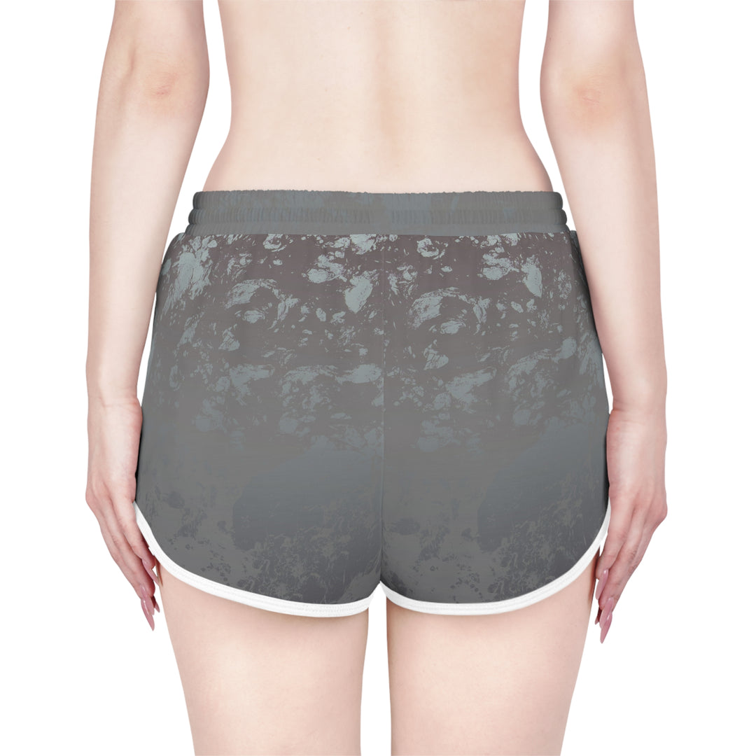 Women&#039;s Relaxed Shorts - Comfy Casual Beachwear with Abstract Design - Rizzlly