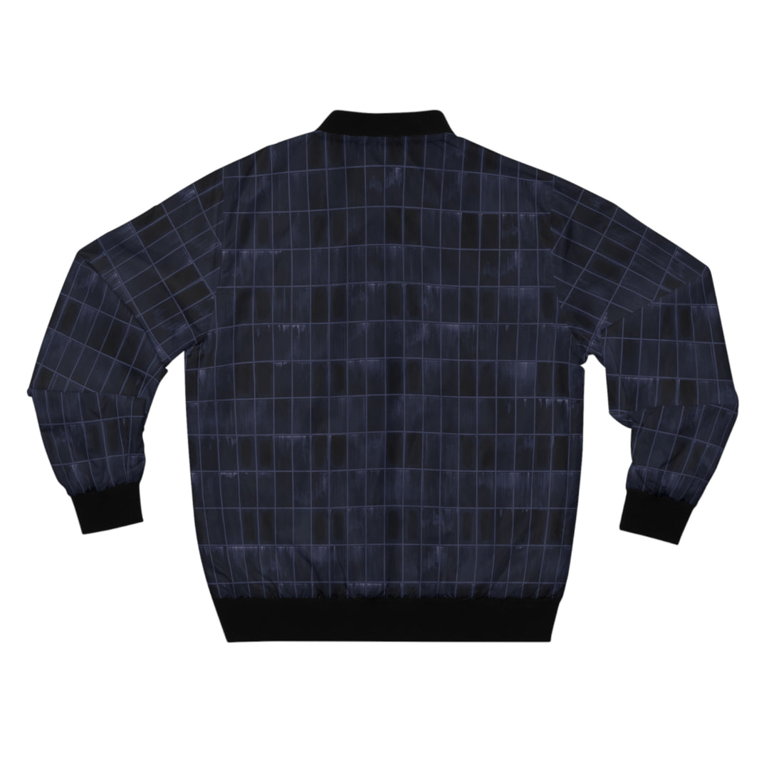 Midnight Grid Men's Bomber Jacket