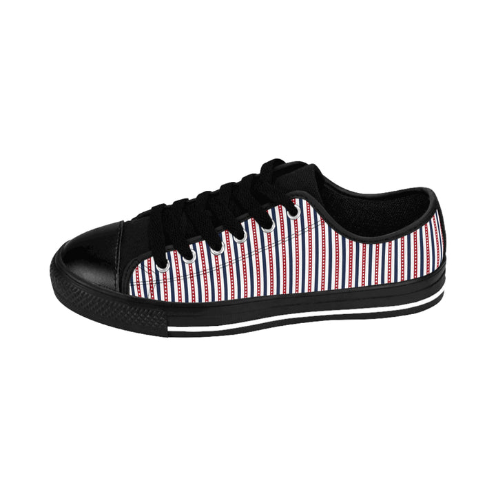 Stylish Striped Sneakers - Trendy Casual Footwear for Everyday Wear - Rizzlly