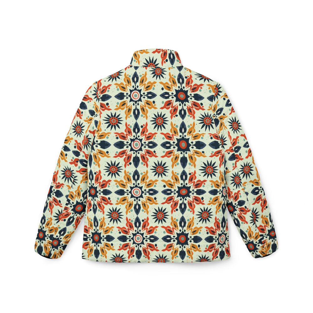 Bohemian Floral Women’s Puffer Jacket - Cozy & Stylish Outerwear for Every Season - Rizzlly