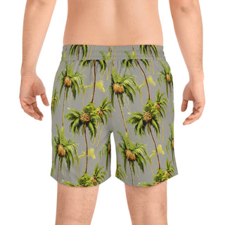 Rizzlly Tropical Paradise Swim Shorts for Men - Stylish Summer Swimwear