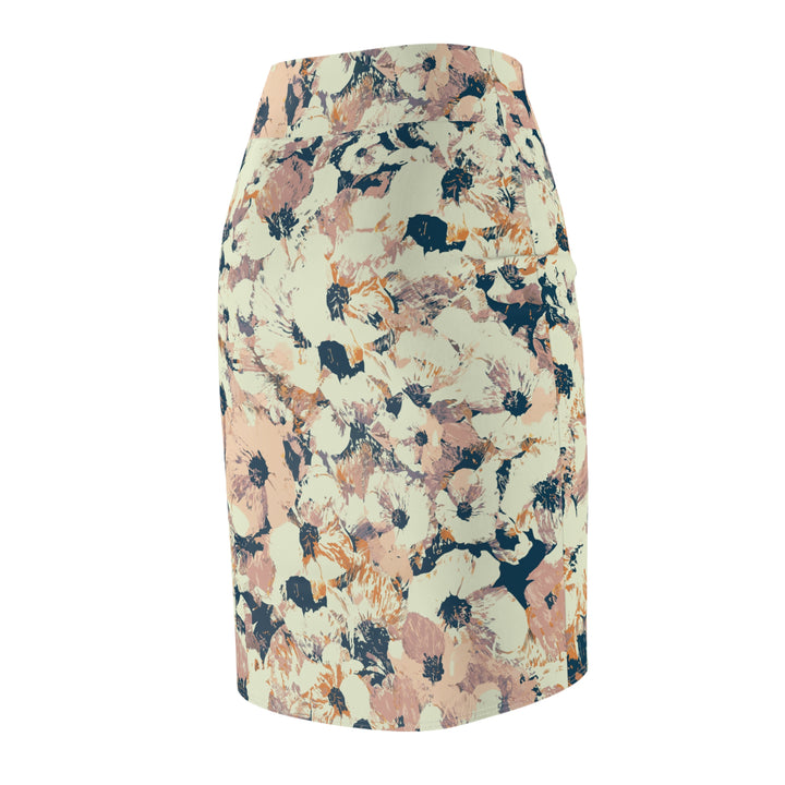 Floral Pastel Women's Pencil Skirt