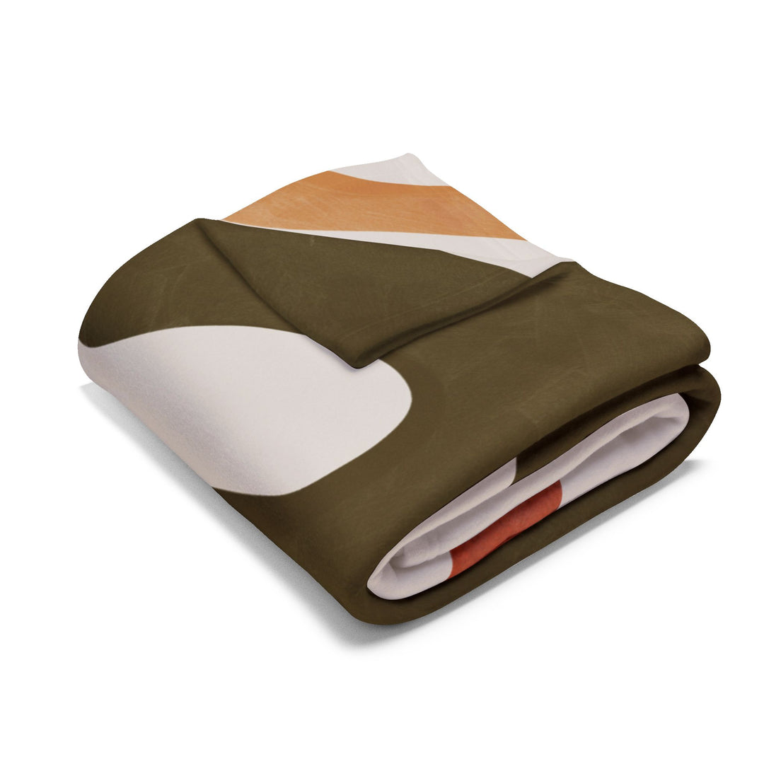 Modern Abstract Fleece Blanket