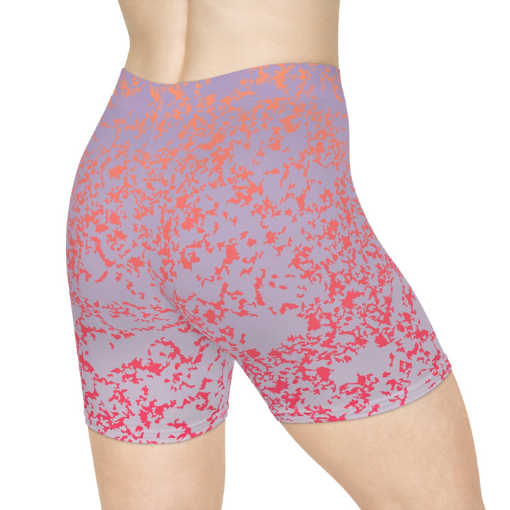 Pink Flamingo Biker Shorts