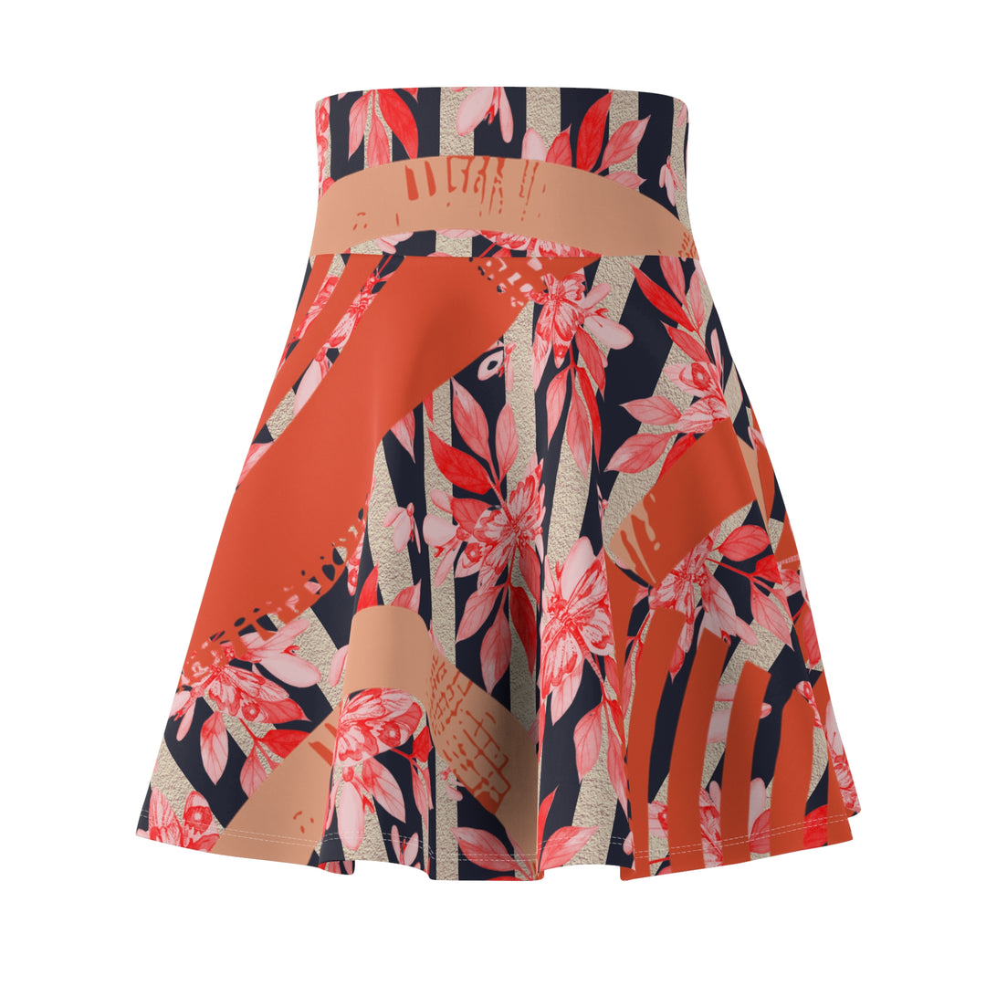 Vibrant Floral Skater Skirt