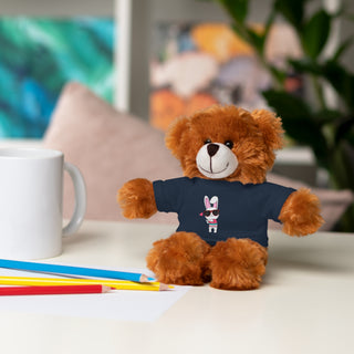 Cute Plush Bear with Custom Tee - Perfect Gift for Kids & Celebrations