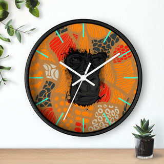 Artistic Gorilla Wall Clock | Unique Home Decor for Animal Lovers