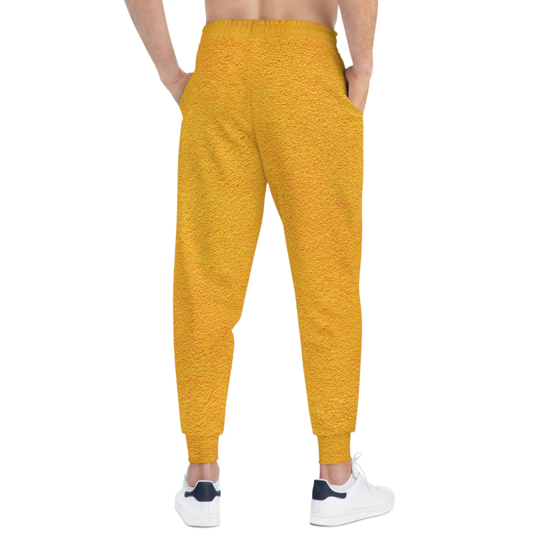 Sunny Yellow Athletic Joggers for Active Lifestyle - Rizzlly