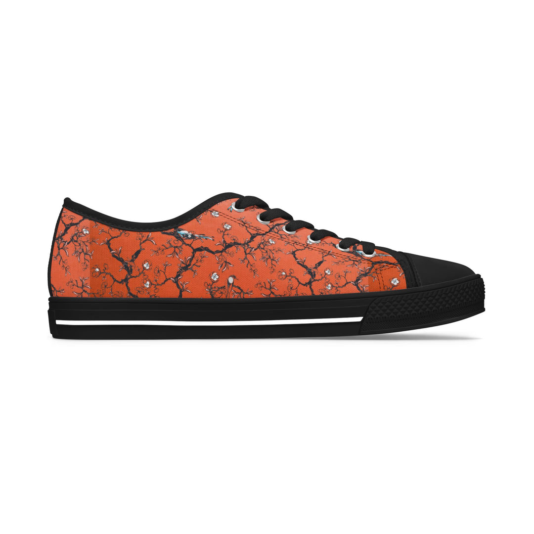 Floral Women's Low Top Sneakers - Stylish Comfort for Everyday Wear - Rizzlly