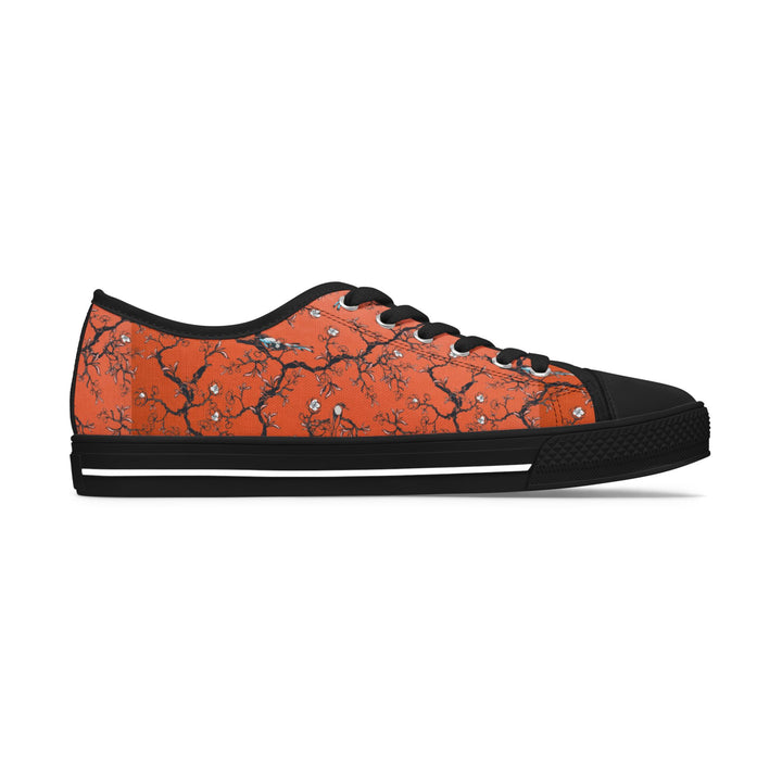 Floral Women's Low Top Sneakers - Stylish Comfort for Everyday Wear - Rizzlly