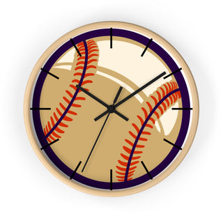 Baseball Wall Clock - Perfect Sports Decor for Fans & Players