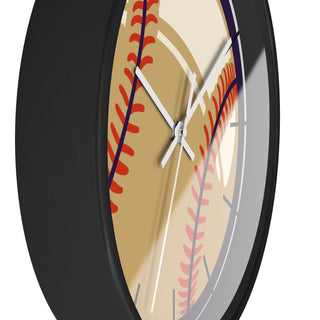 Baseball Wall Clock - Perfect Sports Decor for Fans & Players