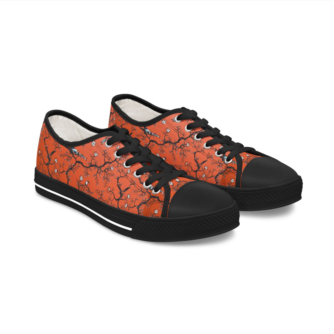 Floral Women's Low Top Sneakers - Stylish Comfort for Everyday Wear - Rizzlly