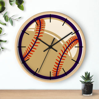 Baseball Wall Clock - Perfect Sports Decor for Fans & Players