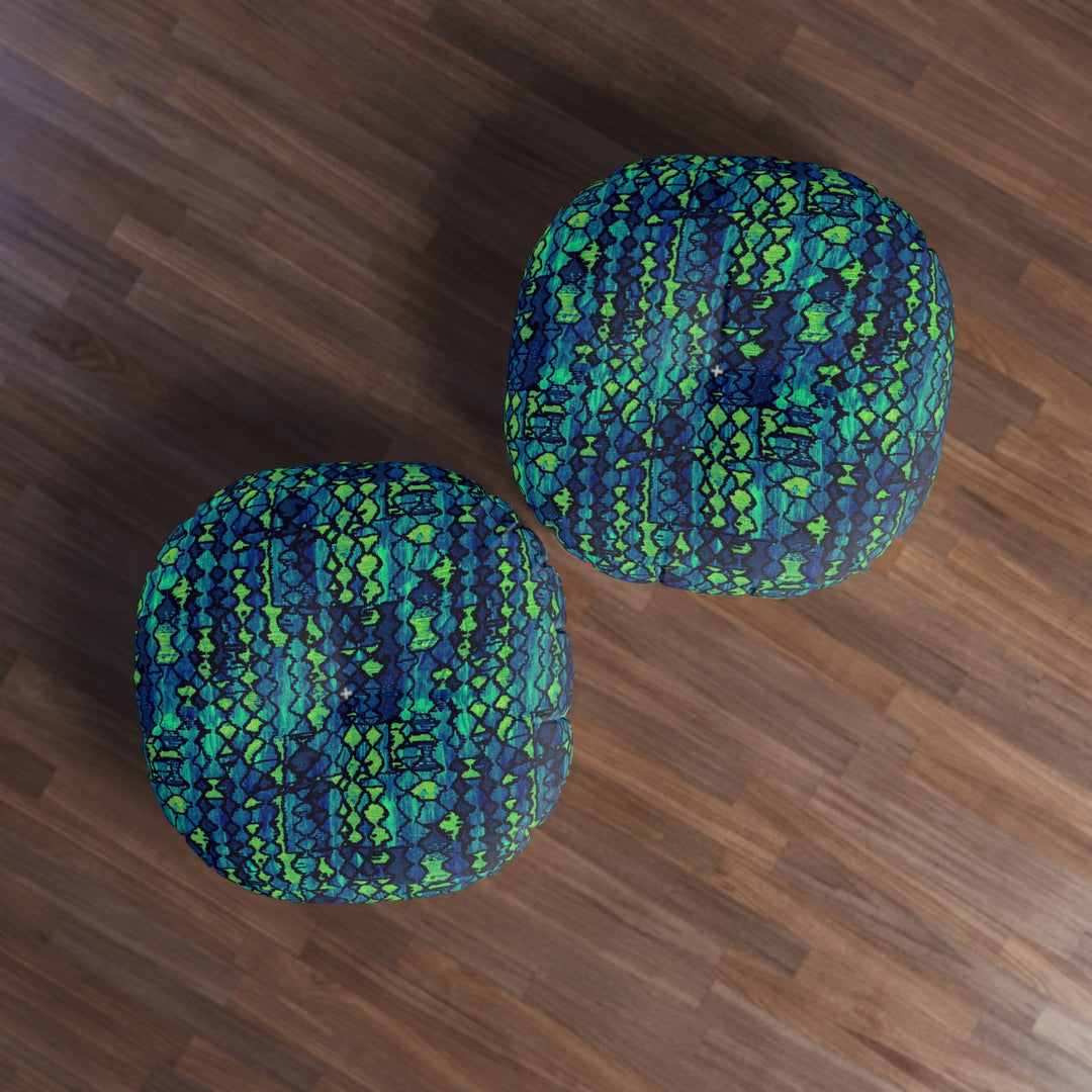 Vibrant Rizzlly Tufted Floor Pillow