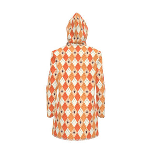 Orange and Cream Diamond Windbreaker