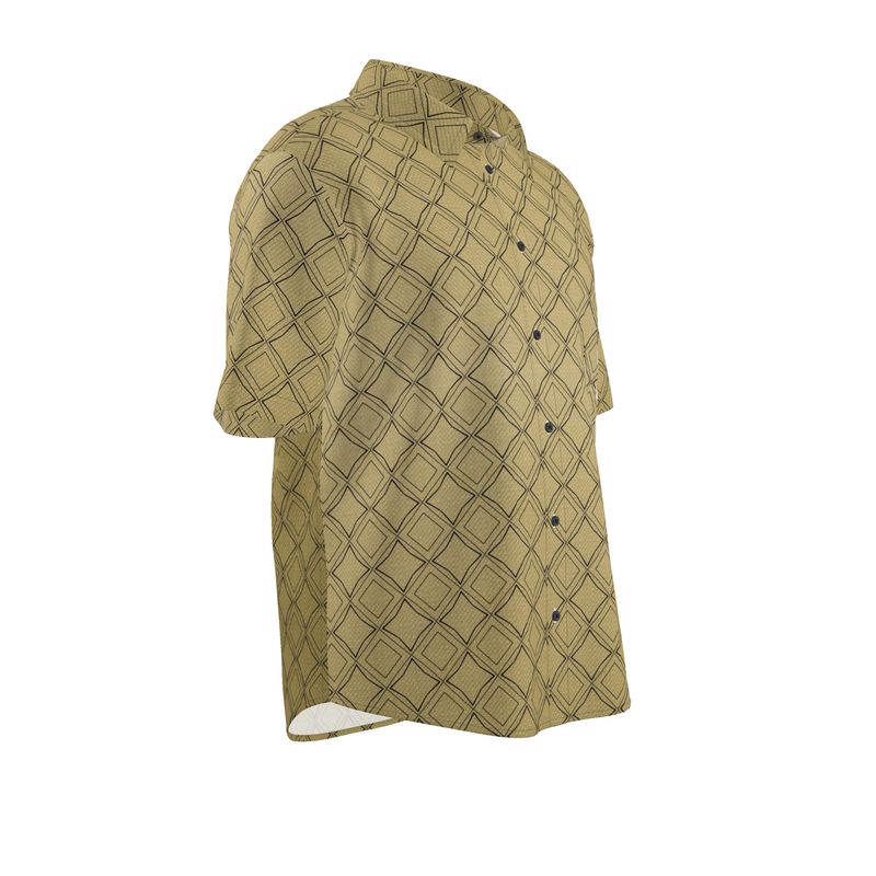 Cycle of Terracotta Men's Short Sleeve Shirt