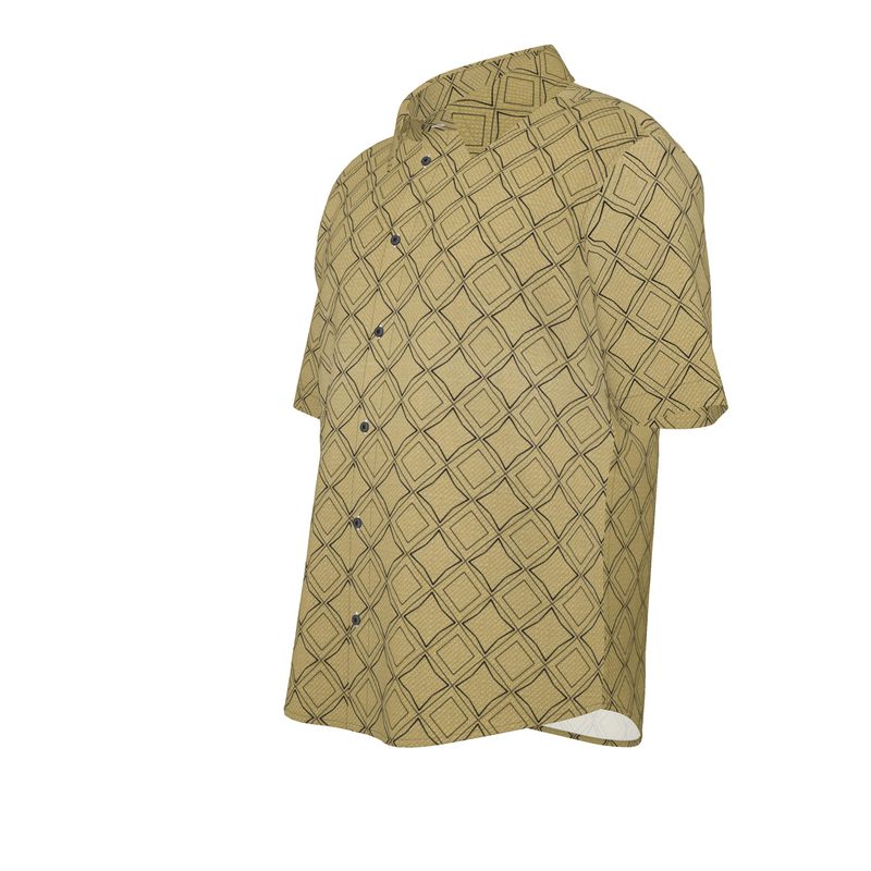 Cycle of Terracotta Men's Short Sleeve Shirt