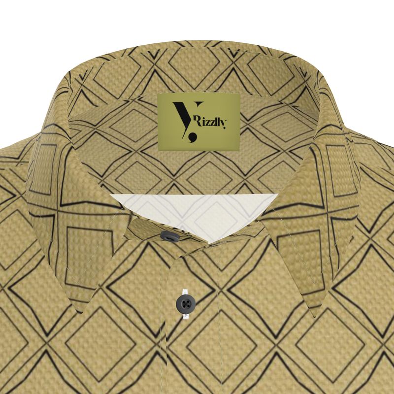 Cycle of Terracotta Men's Short Sleeve Shirt