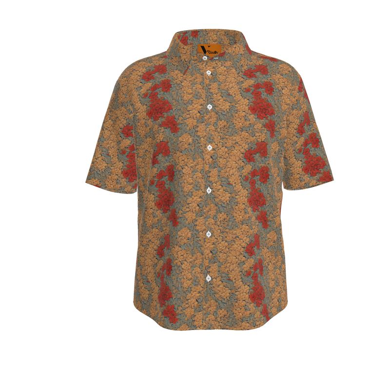Terracotta Dawn Men's Short Sleeve Shirt