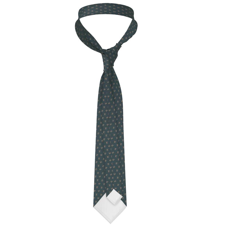 Silk Dark Green Tie - Rizzlly