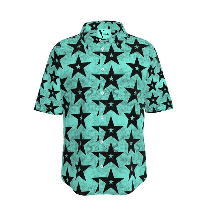 All Star Aqua Men's Short Sleeve Shirt