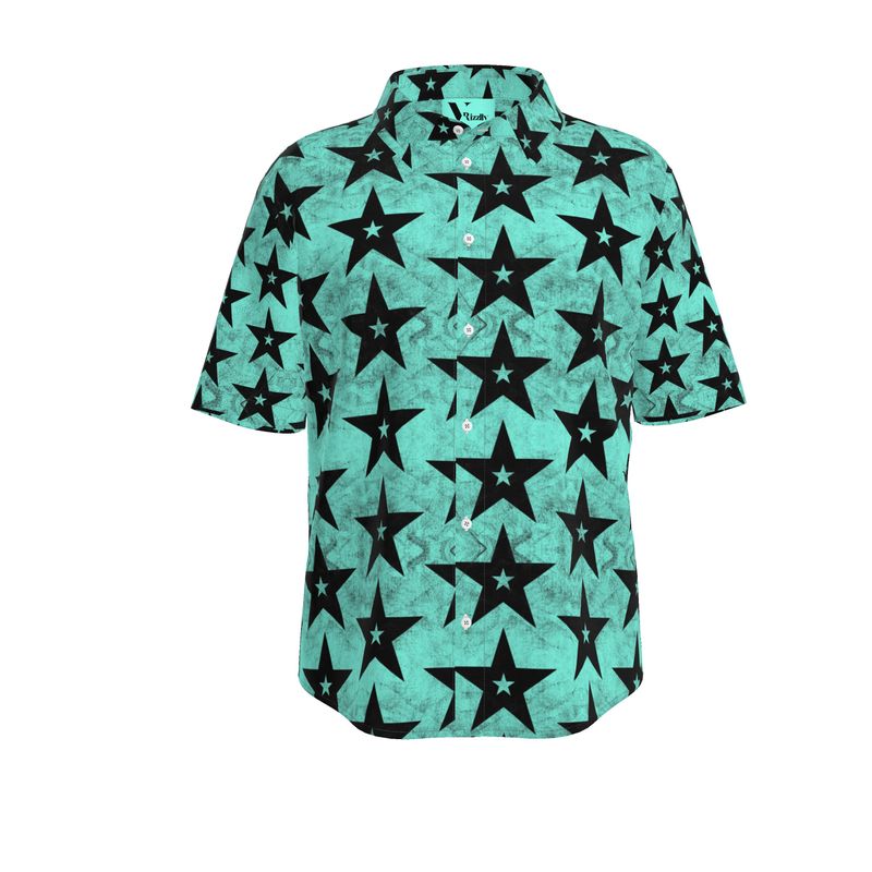 All Star Aqua Men's Short Sleeve Shirt