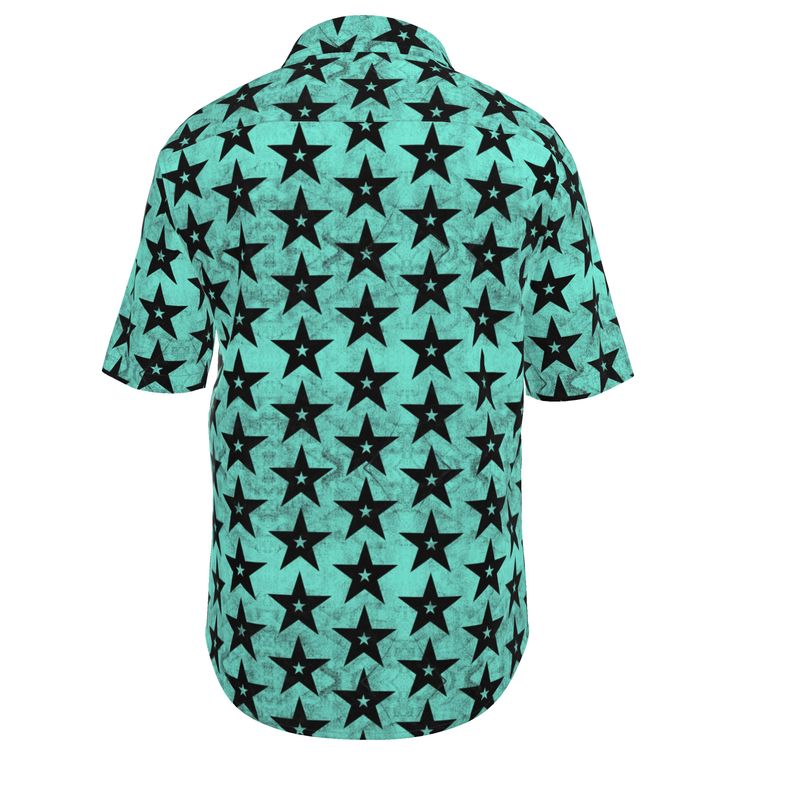 All Star Aqua Men's Short Sleeve Shirt
