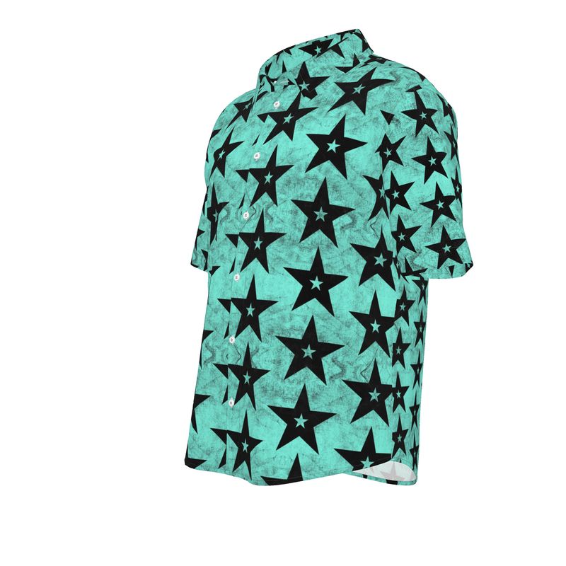 All Star Aqua Men's Short Sleeve Shirt