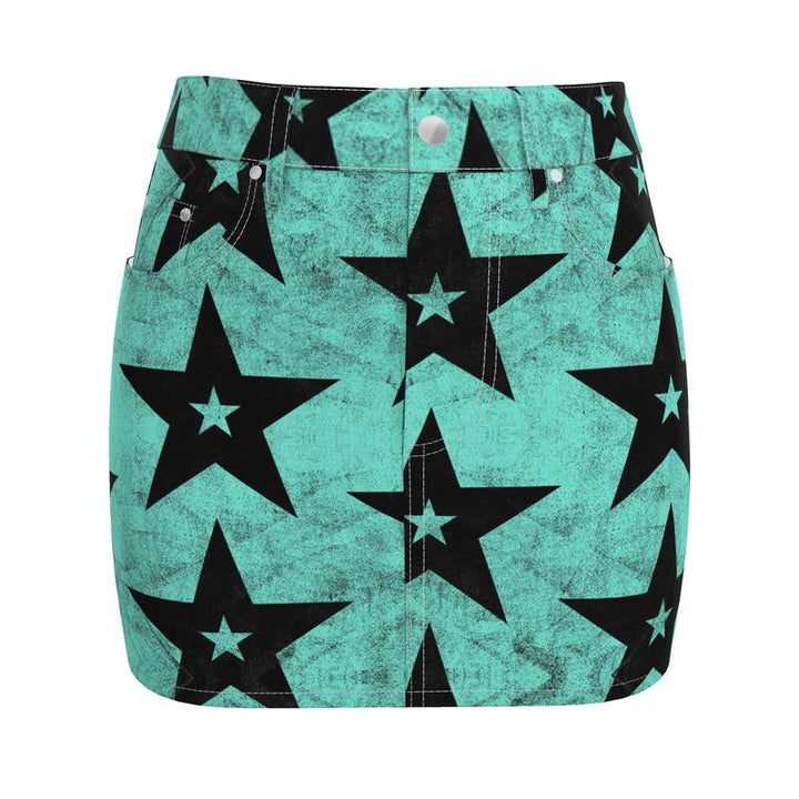All Star Denim Mini Skirt