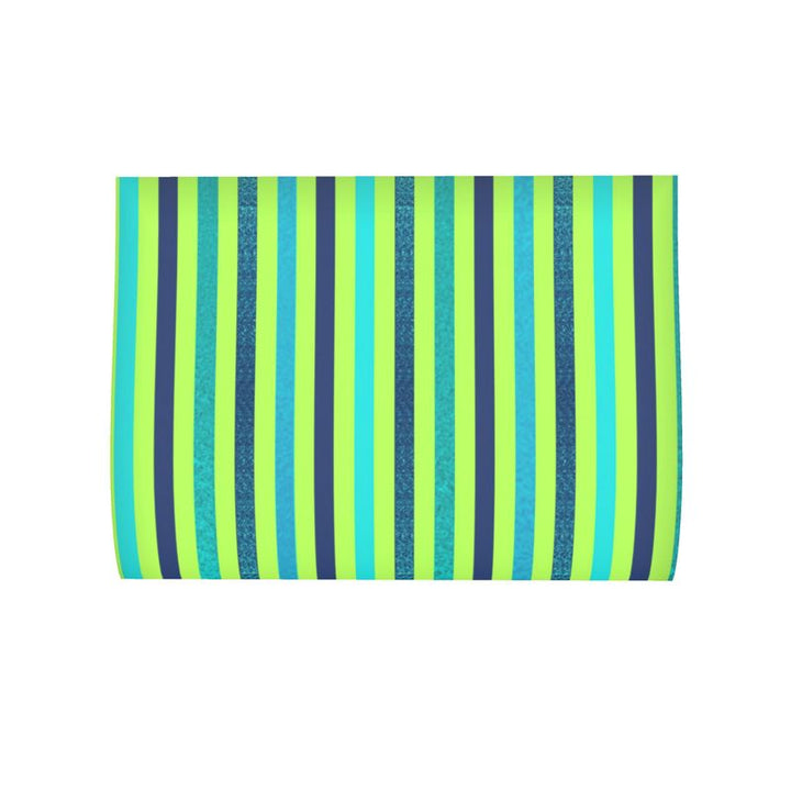 Vivid Green Blue Parachute Shopping Bag