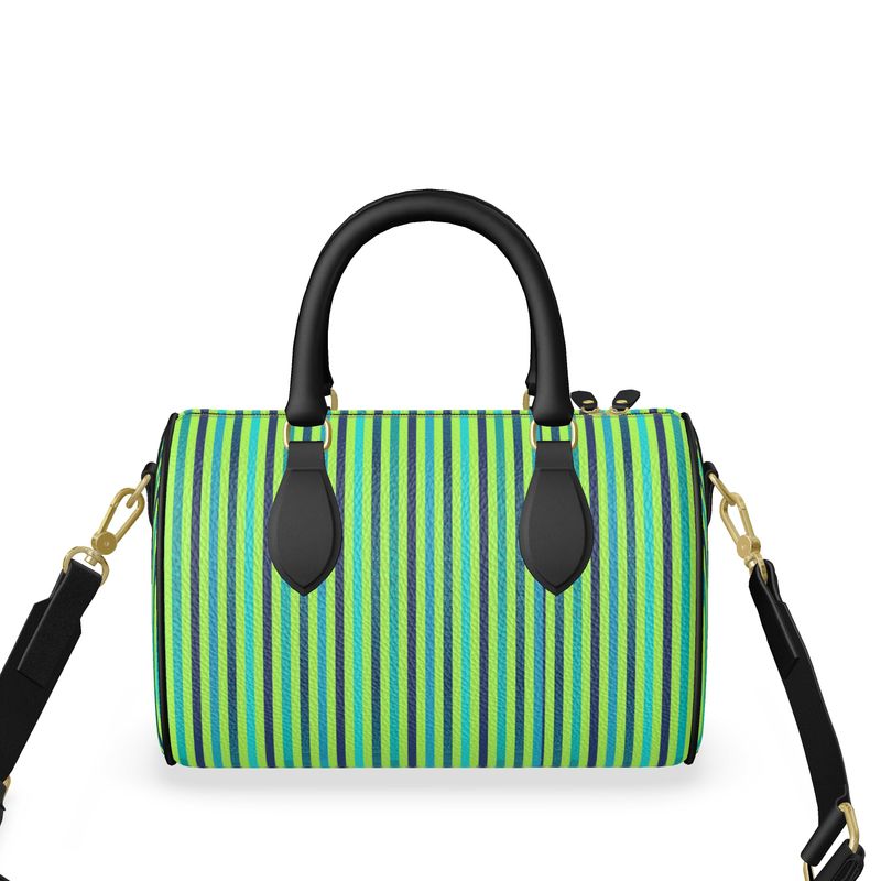 Vivid Green Blue Mini Denbigh Duffle Bag