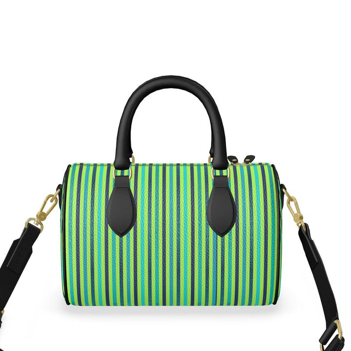 Vivid Green Blue Mini Denbigh Duffle Bag