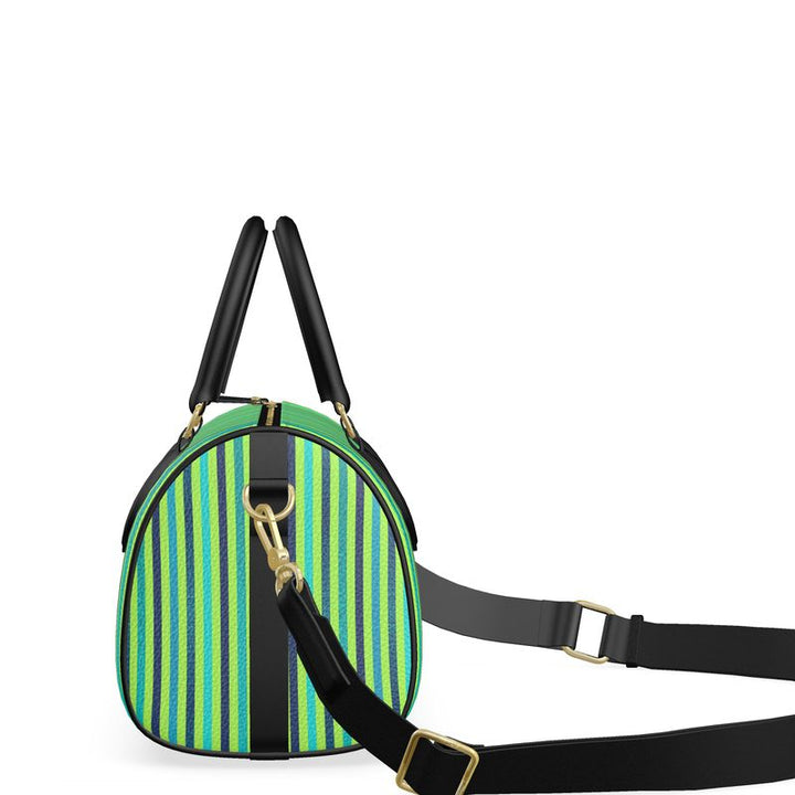 Vivid Green Blue Mini Denbigh Duffle Bag